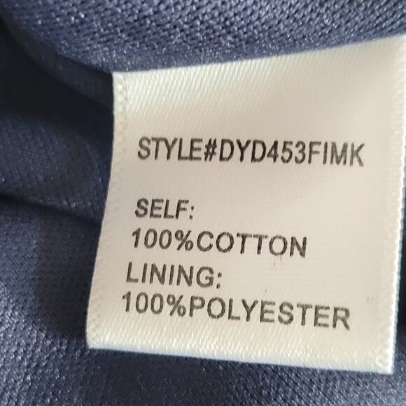 Altar'd State Ruffled Eyelet Dress Women’s Size M Open Back Scalloped Hem Blue - Picture 9 of 9